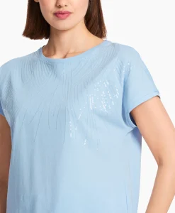Marccain Collectie T-Shirt Wc 48.46 J36 Licht Blauw*Dames T-Shirts & Tops