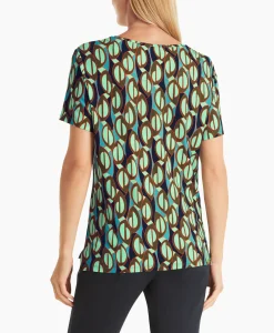 Marccain Collectie T-Shirt Wc 48.16 J02 Groen*Dames T-Shirts & Tops