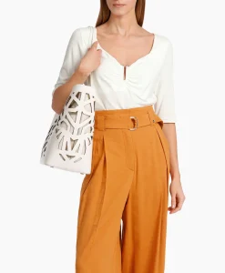 Marccain Collectie T-Shirt Wc 48.57 J33 Off White*Dames T-Shirts & Tops