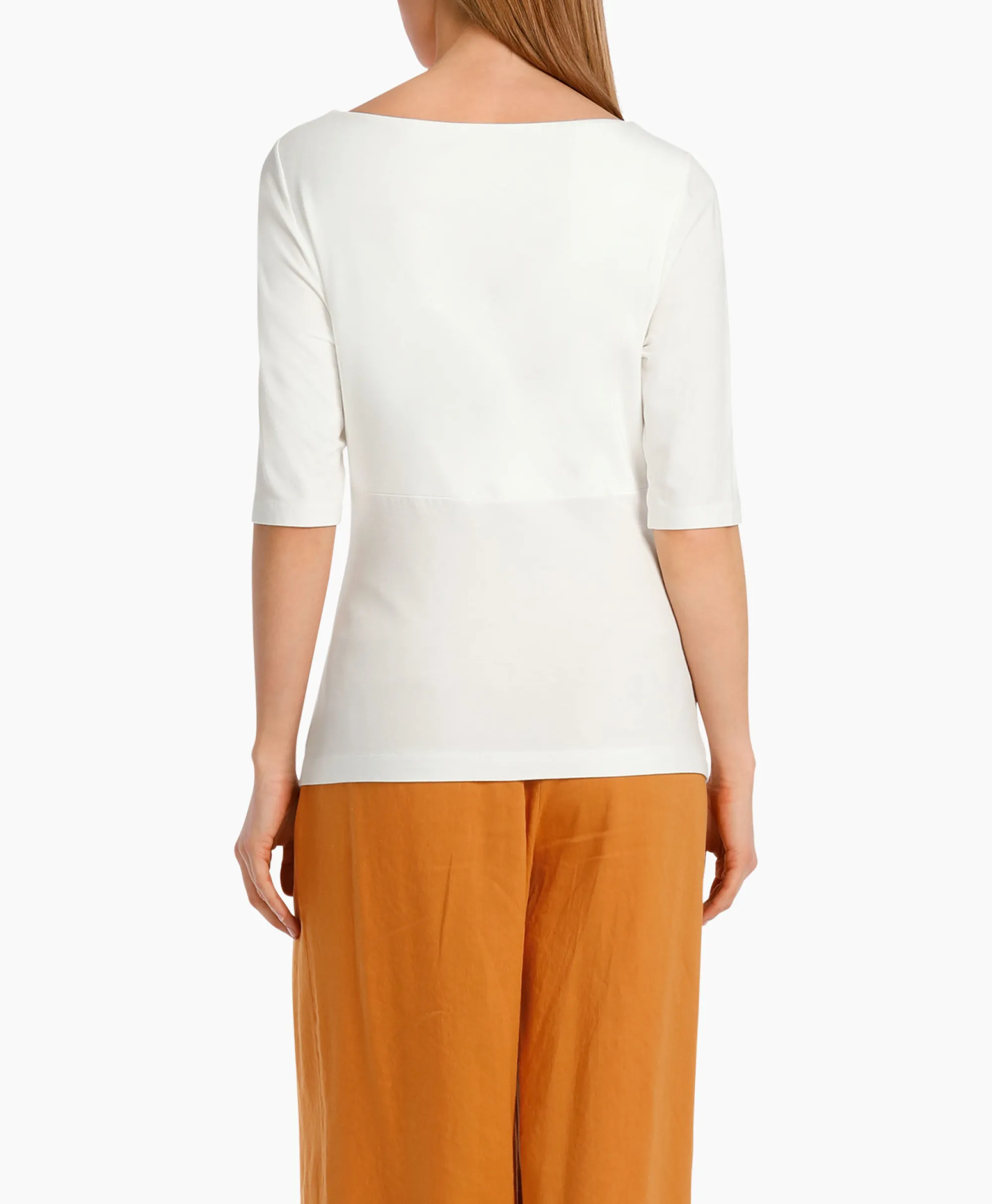 Marccain Collectie T-Shirt Wc 48.57 J33 Off White*Dames T-Shirts & Tops