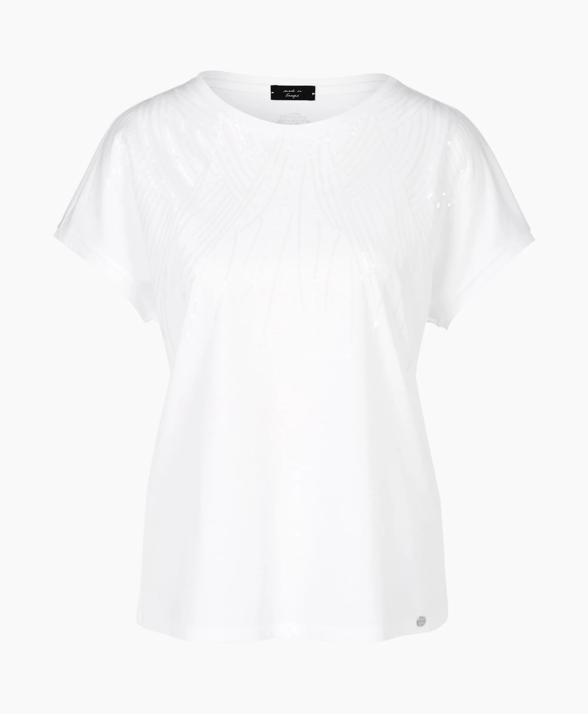 Marccain Collectie T-Shirt Wc 48.46 J36 Wit*Dames T-Shirts & Tops