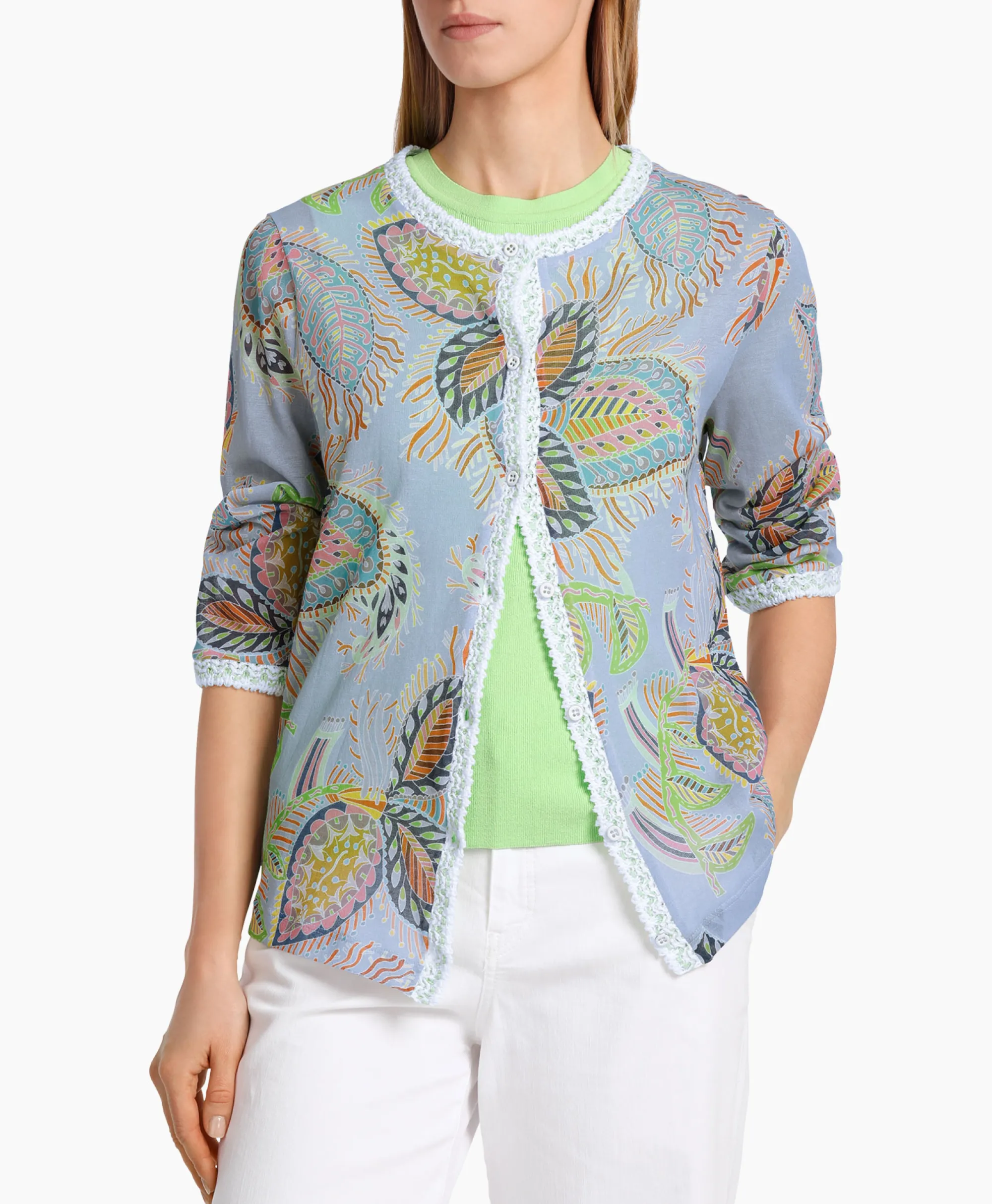 Marccain Collectie Vest Wc 39.32 M44 Licht Blauw*Dames Vesten