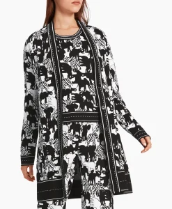Marccain Collectie Vest Wc 39.18 M03 Print + 2 Kleurig*Dames Vesten