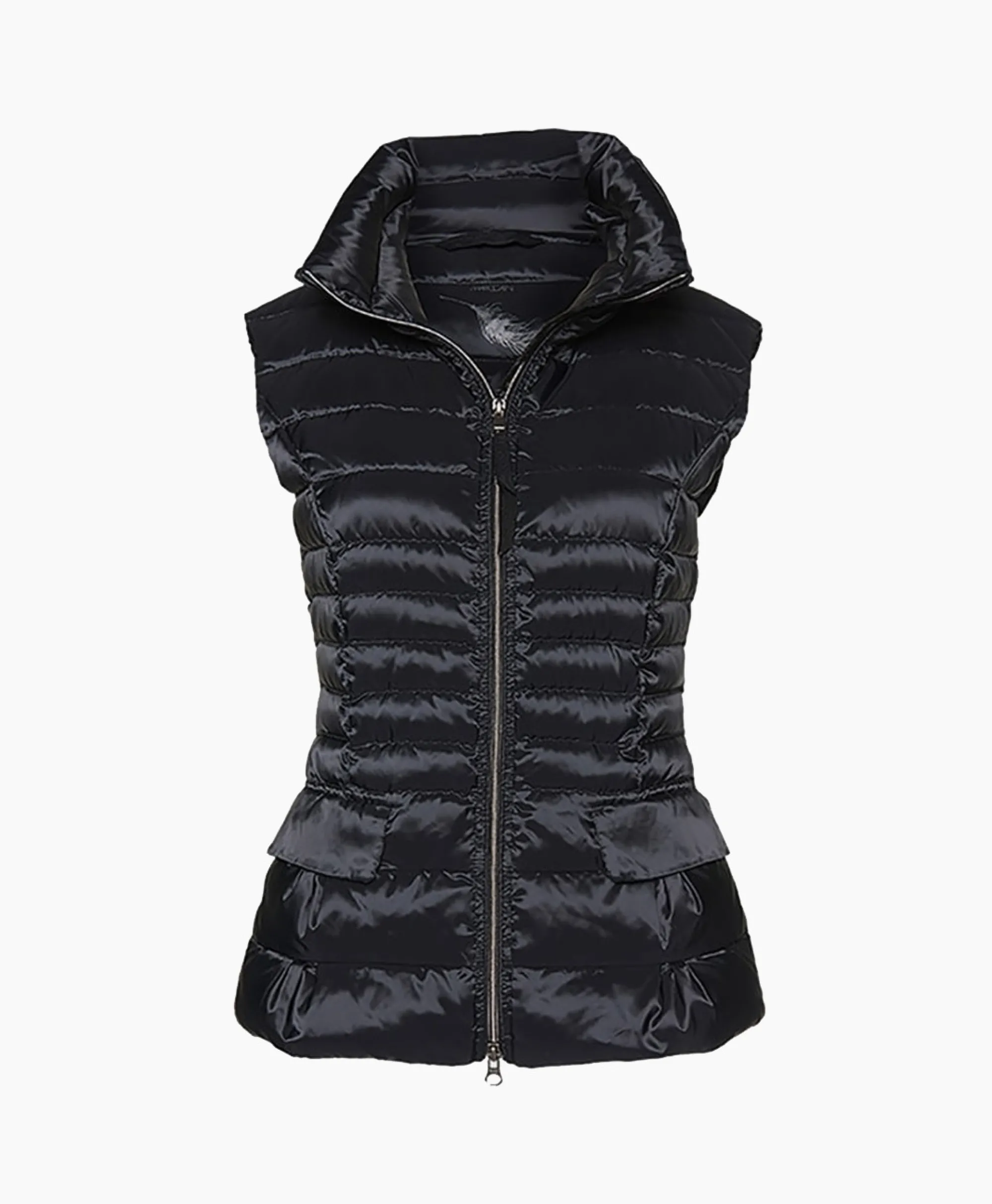 Marccain Essentials Vest +E 37.15 W11 Donker Blauw*Dames Jassen