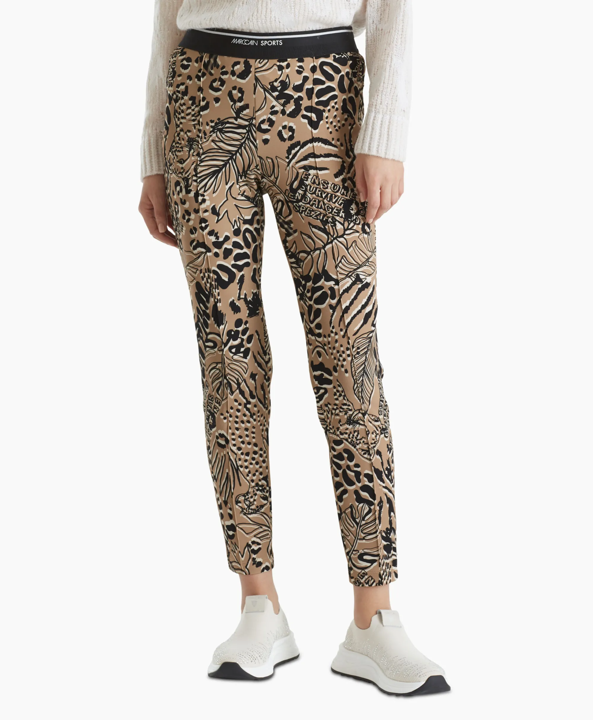 Marccain Sport Broek Ws 81.27 J01 Zand*Dames Broeken