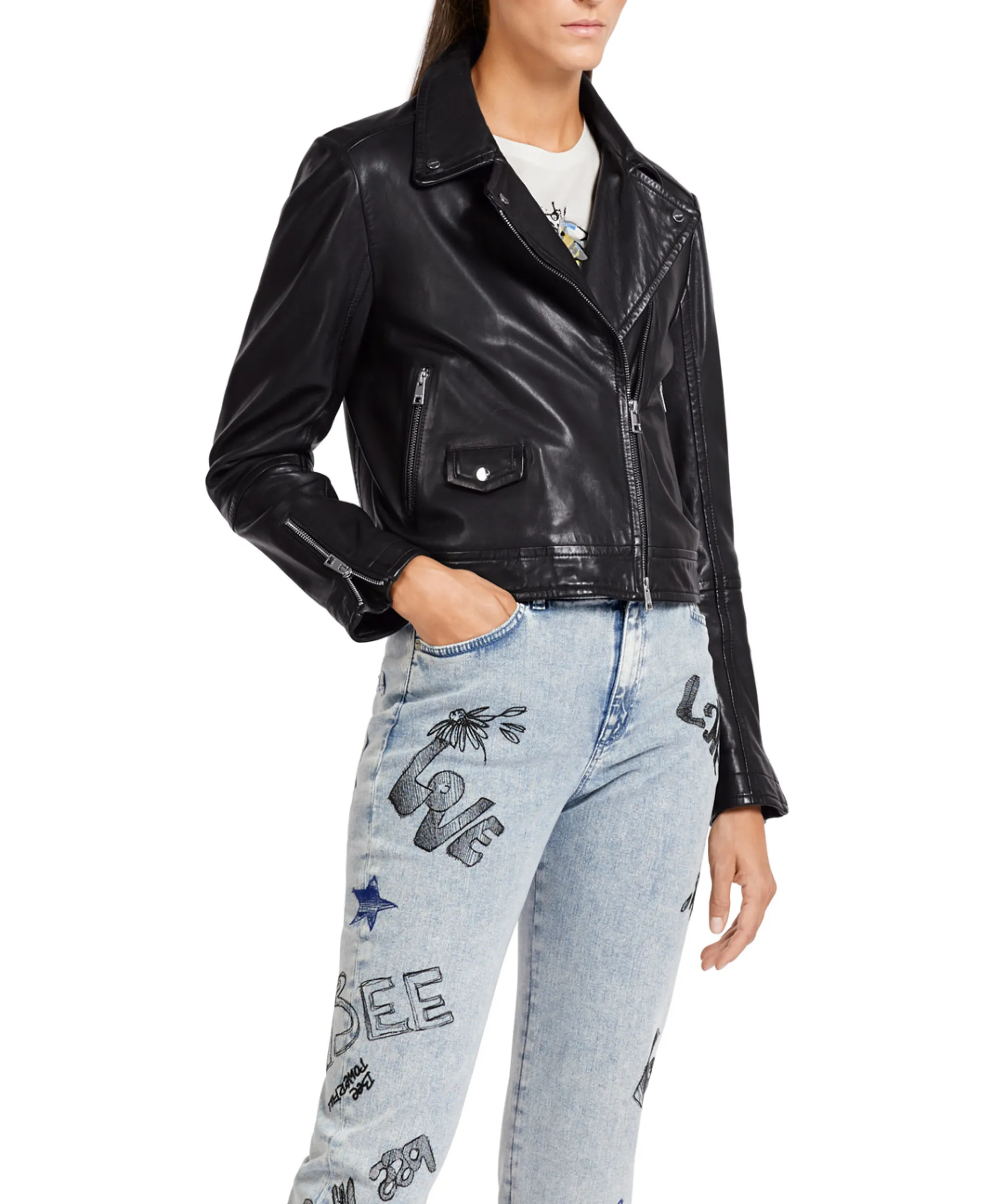 Marccain Sport Jack Us 31.09 L01 Zwart*Dames Jassen