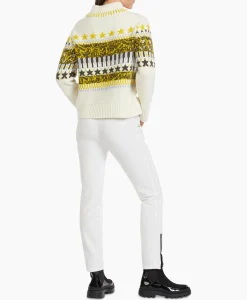 Marccain Sport Pullover Vs 41.35 M65 Off White*Dames Truien