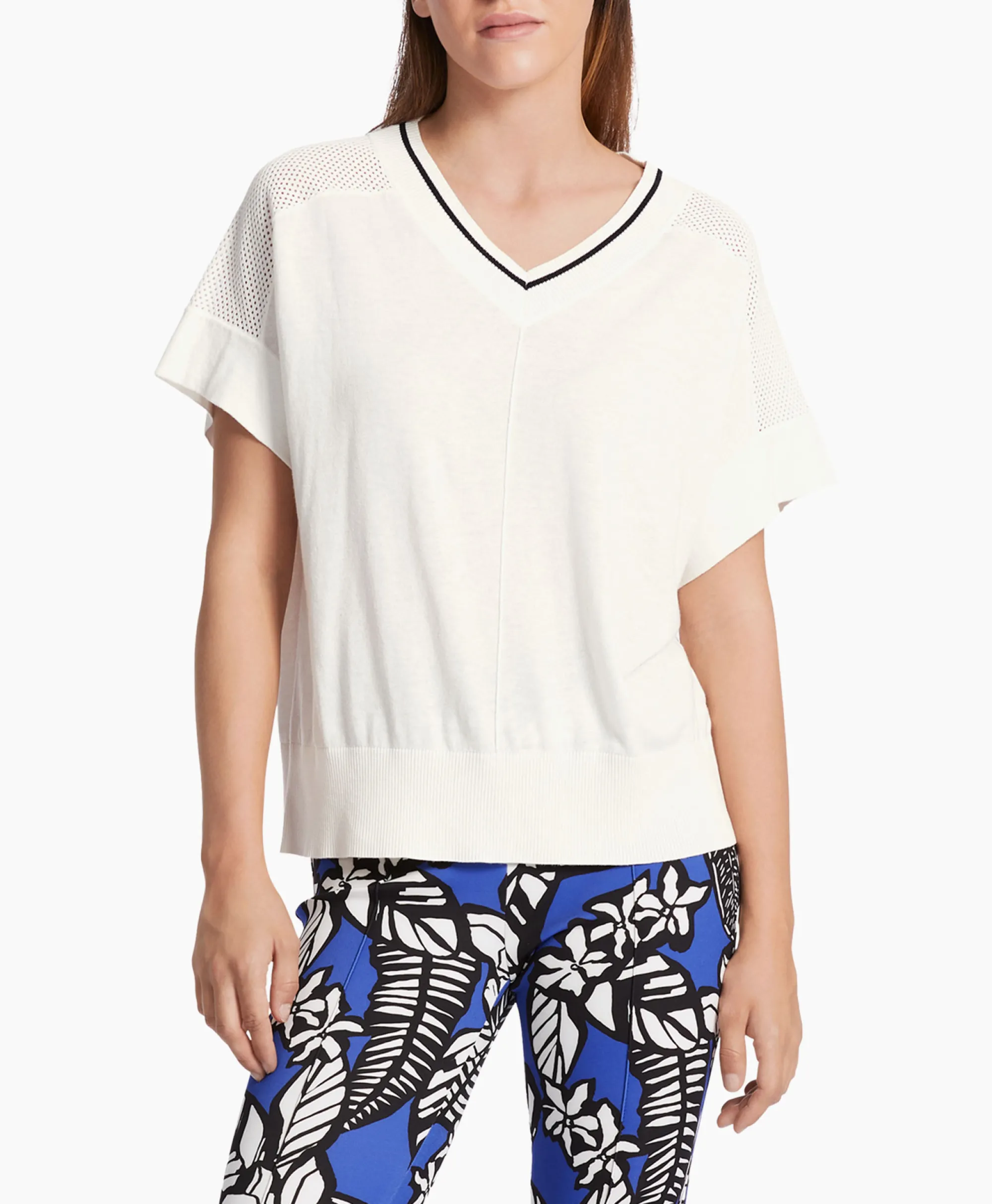 Marccain Sport Pullover Ws 41.24 M71 Off White*Dames T-Shirts & Tops