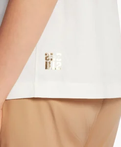 Marccain Sport T-Shirt Ws 48.20 J27 Off White*Dames T-Shirts & Tops