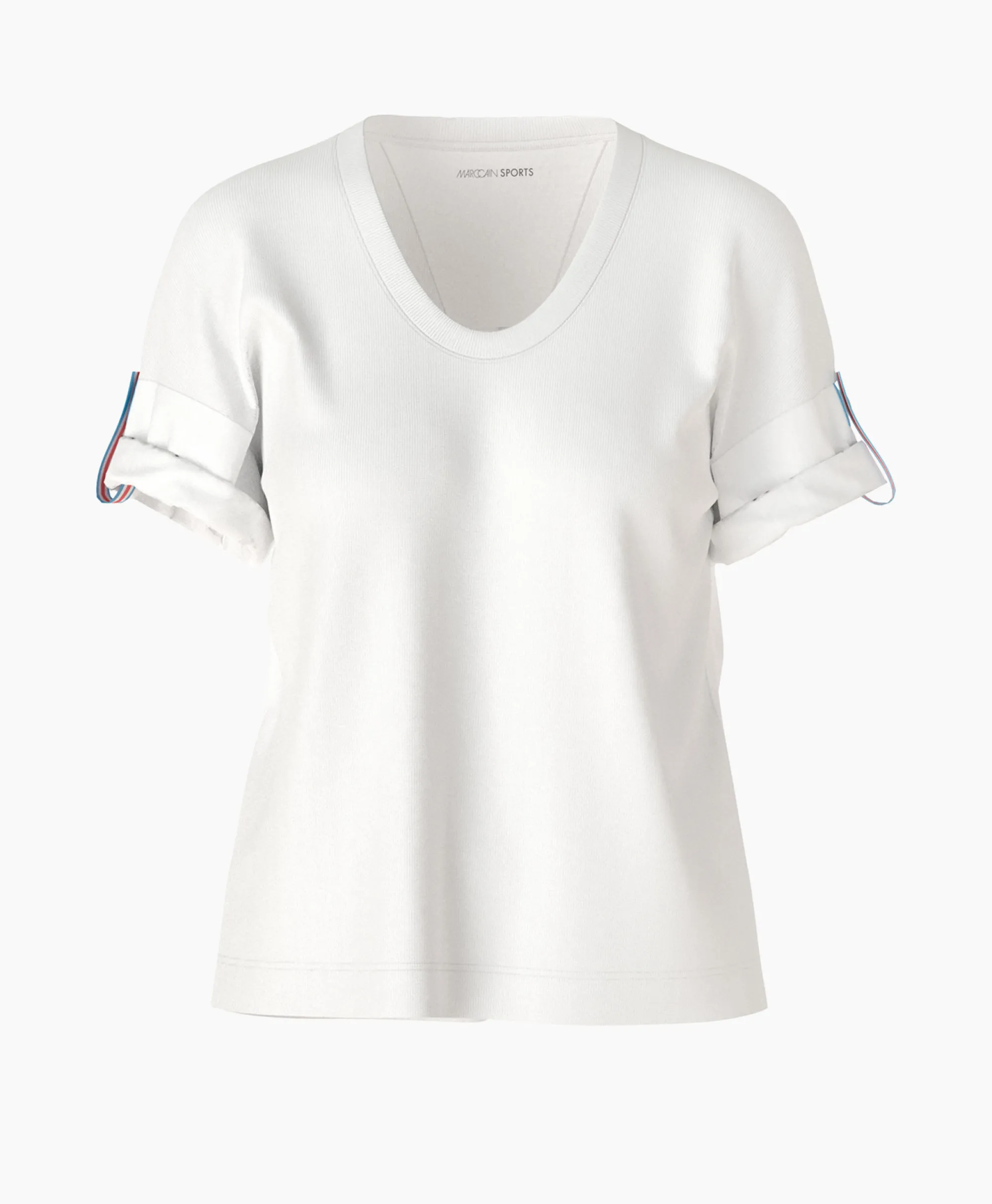 Marccain Sport T-Shirt Ws 48.31 J55 Wit*Dames T-Shirts & Tops
