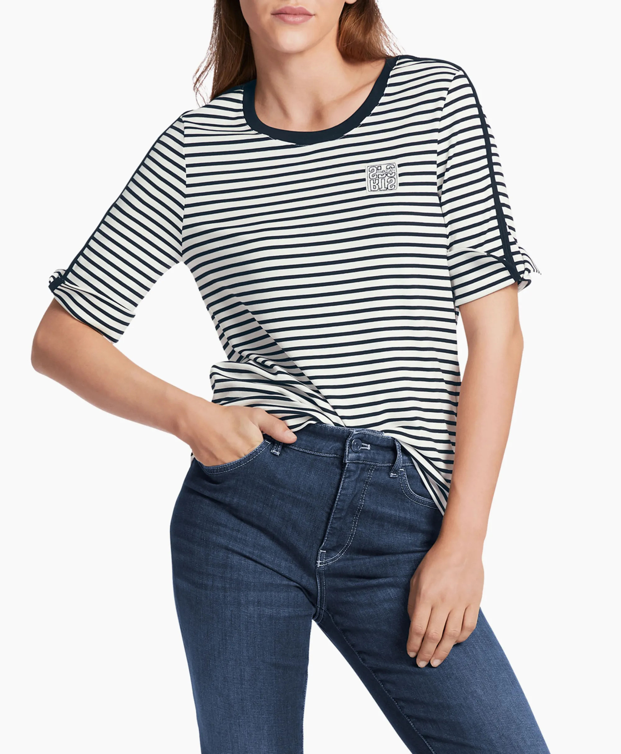 Marccain Sport T-Shirt Ws 48.03 J18 Print + 2 Kleurig*Dames T-Shirts & Tops