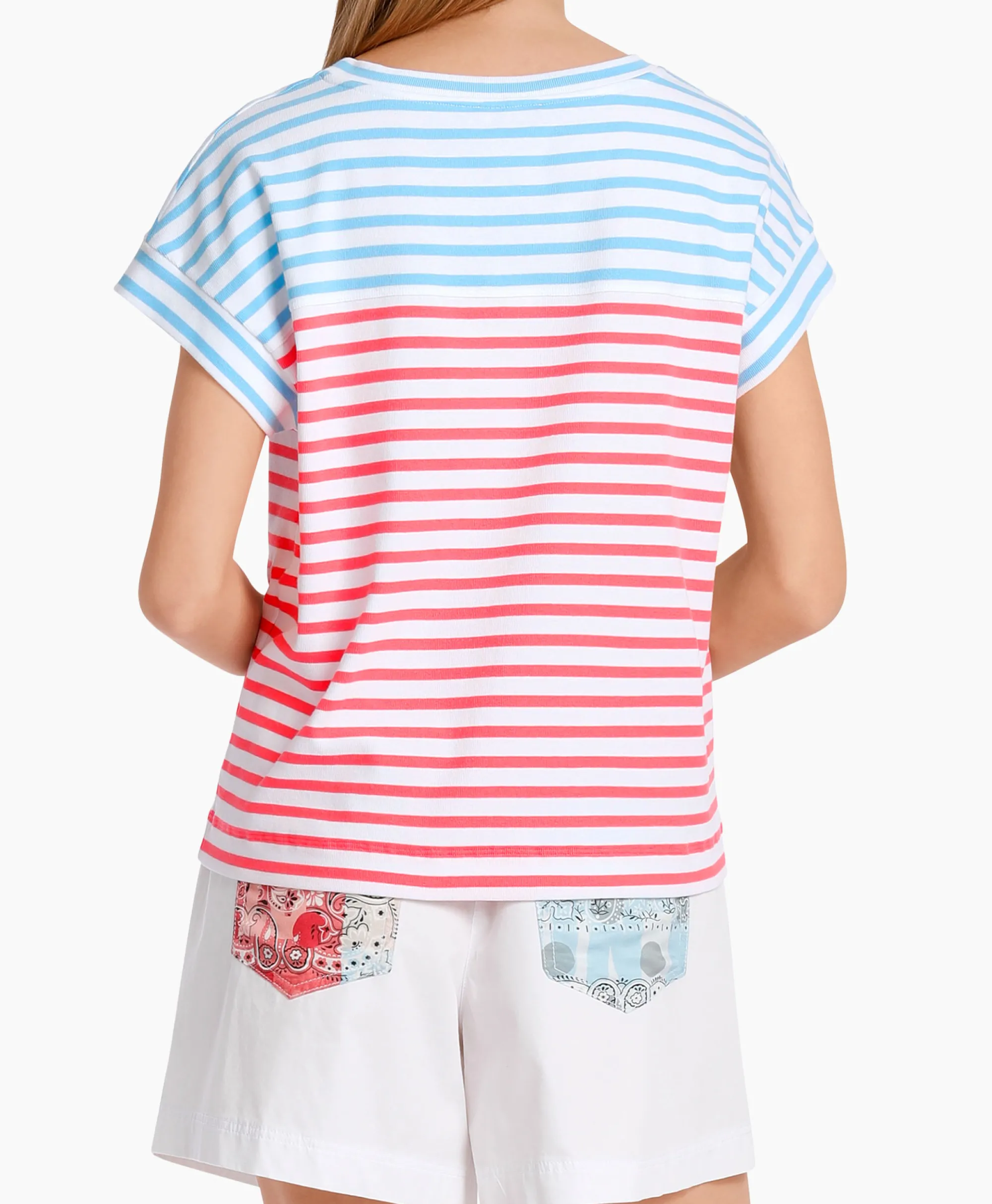 Marccain Sport T-Shirt Ws 48.42 J90 Blauw*Dames T-Shirts & Tops