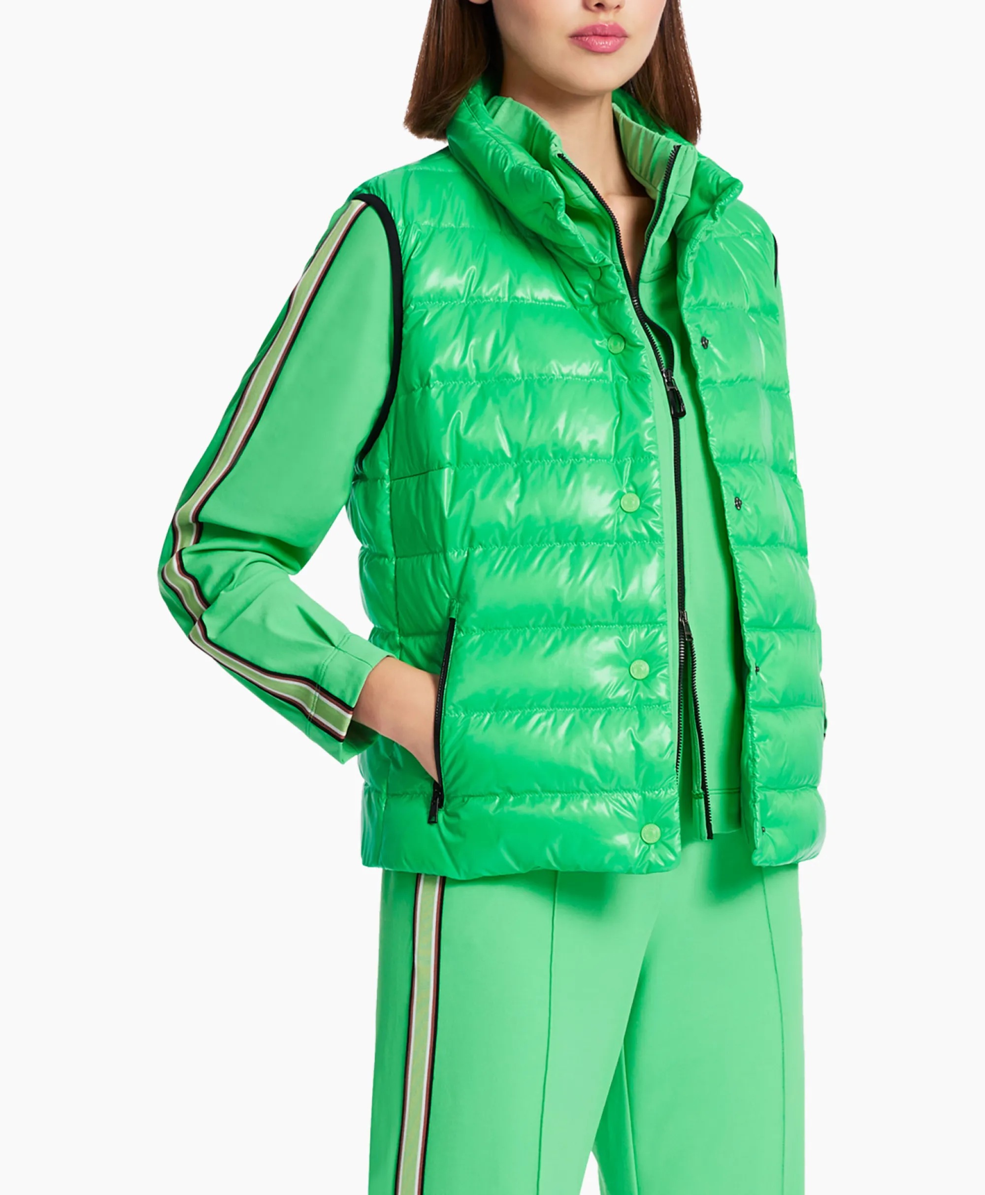 Marccain Sport Vest Ws 37.01 W02 Groen*Dames Jassen