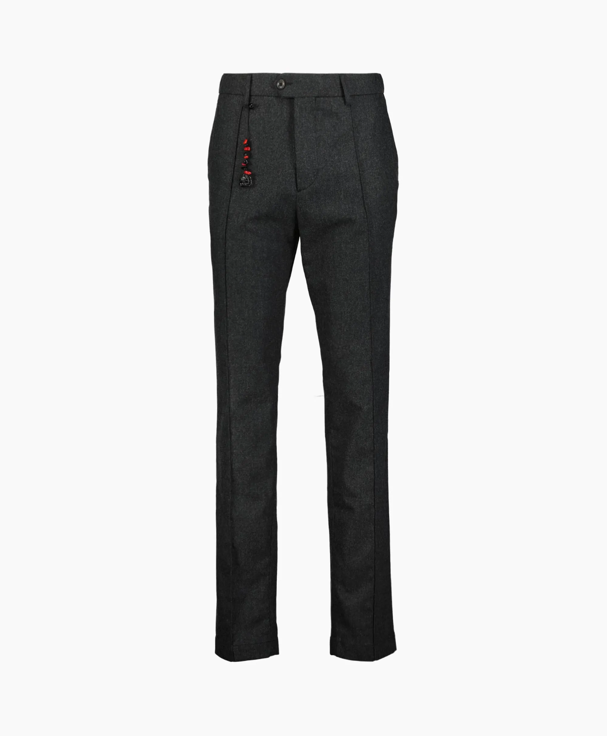Marco Pescarolo Pantalon Bros Zip 4829 Donkergrijs*Heren Broeken