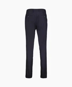 Marco Pescarolo Pantalon Bros Zip 4829 Blauw*Heren Broeken