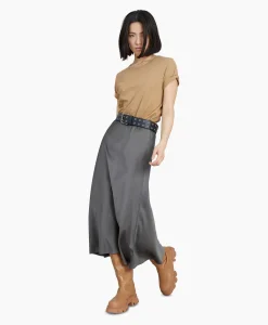 Munthe Midi Rok Babe Groen*Dames Rokken