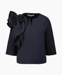 Natan Blouse Ange-Jztkn02 Donker Blauw*Dames Blouses