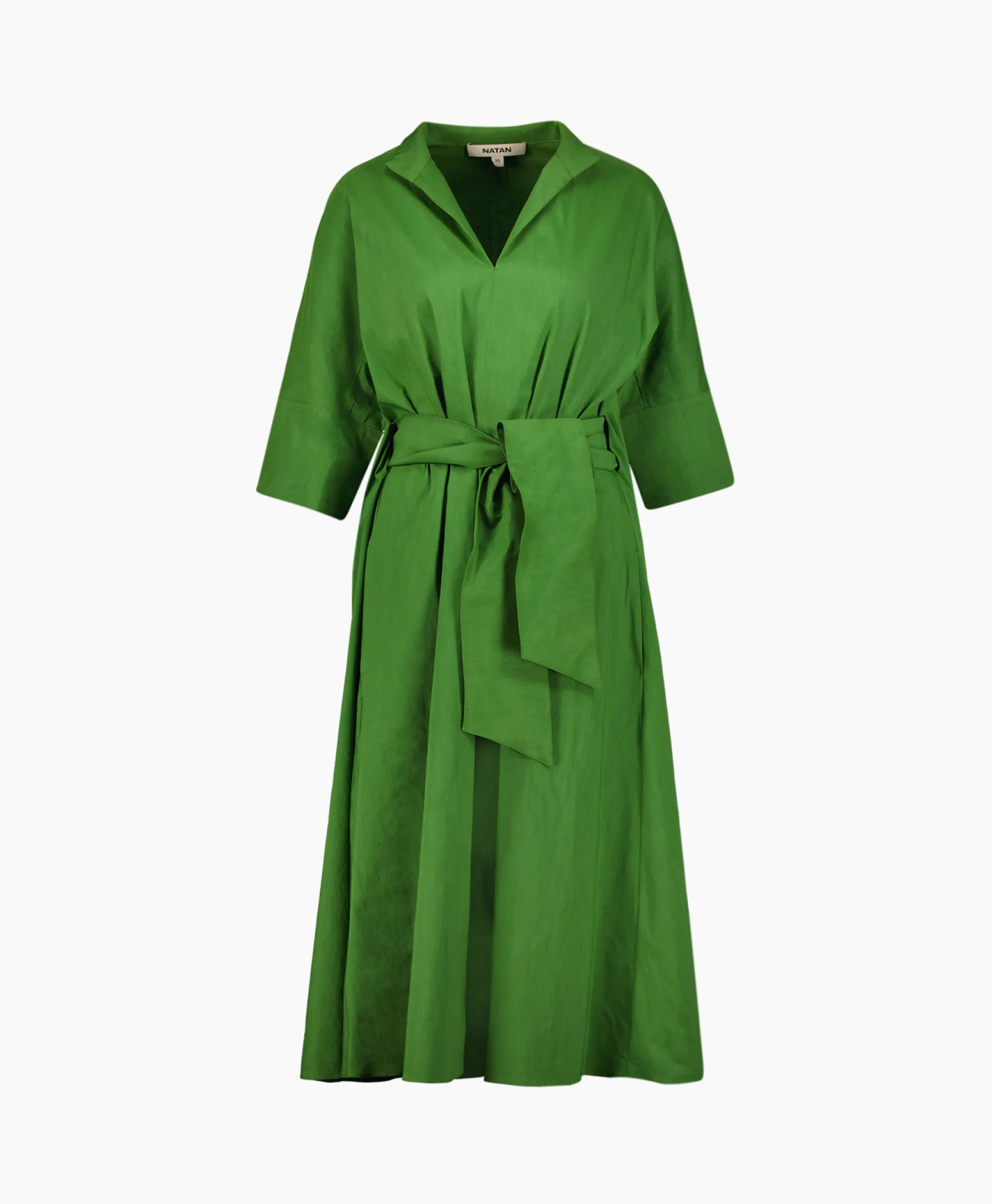 Natan Midi Jurk Akeno-N1Ca02 Groen*Dames Jurken