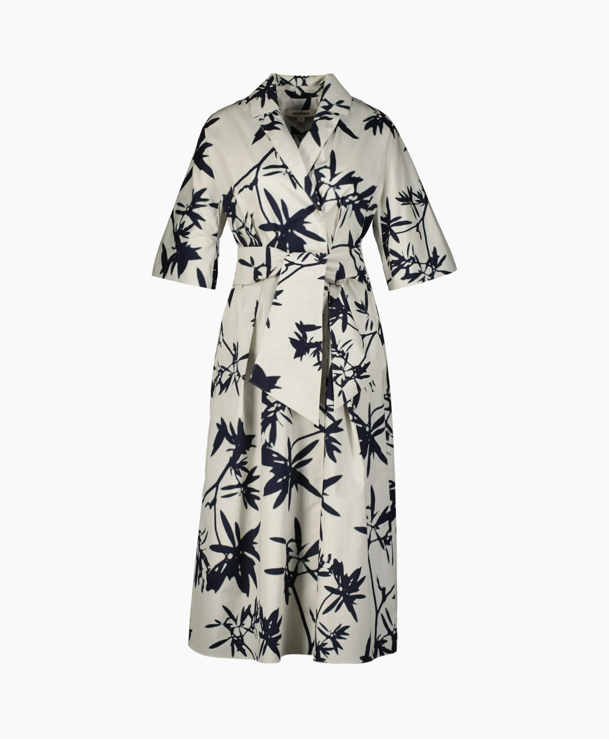 Natan Midi Jurk Akim-Jcap06 Ecru*Dames Jurken