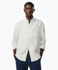 Nn07 Overhemd Arne Beige*Heren Overhemden