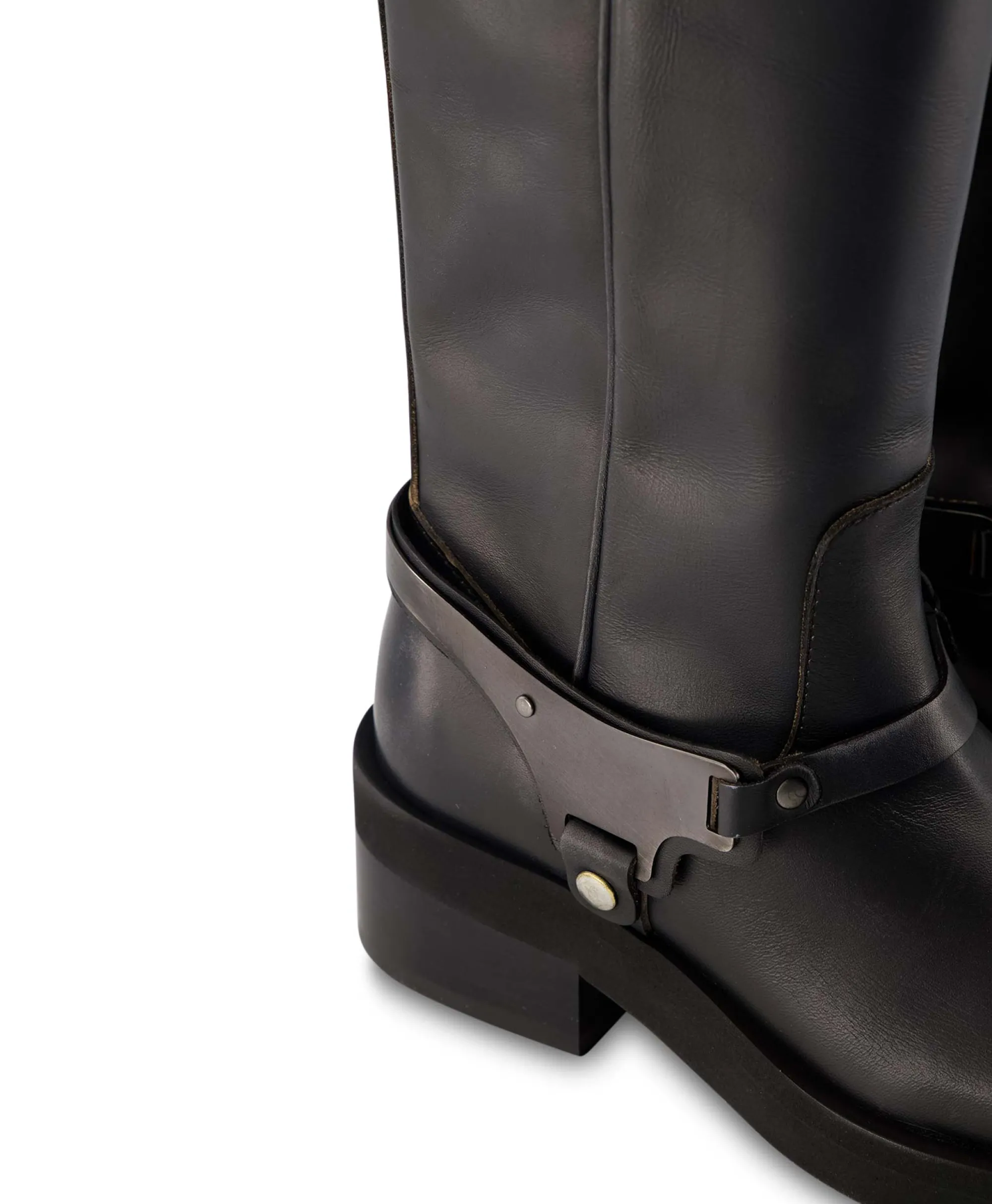 Nubikk Lange Laars Eve Lynn Zwart*Dames Laarzen