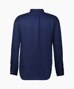Ralph Lauren Overhemd Pd Linen Donker Blauw*Heren Overhemden