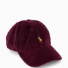 Ralph Lauren Pet Corduroy Bordeaux*Heren Petten