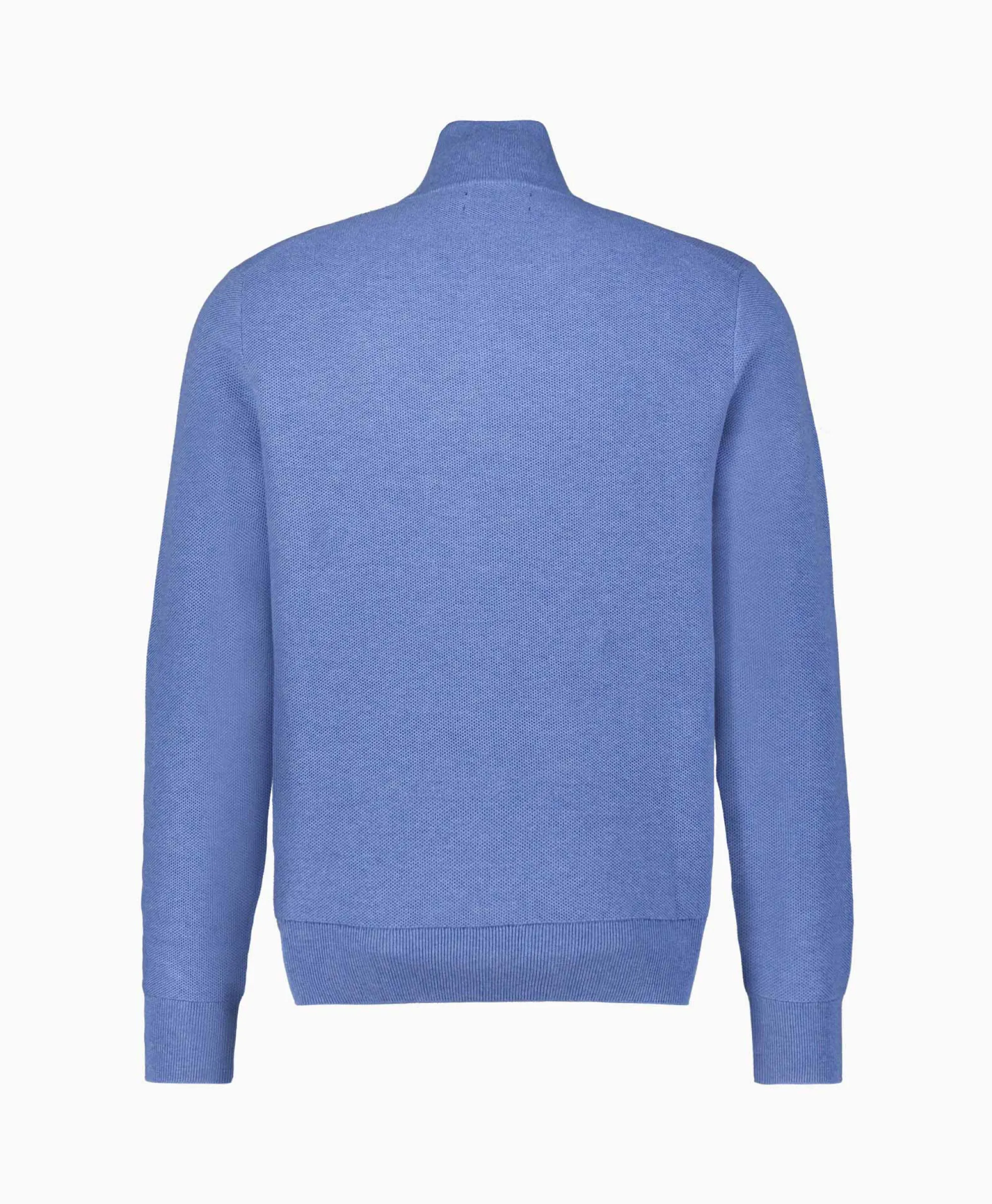 Ralph Lauren Pullover Quarterzip Cotton Blauw*Heren Truien
