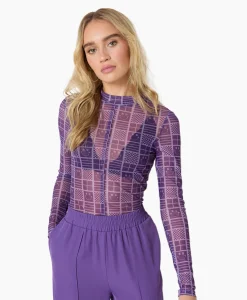 Refined Department Top Anisa Paars*Dames T-Shirts & Tops