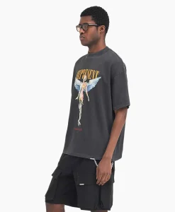 Represent T-Shirt Korte Mouw Rebornzwart*Heren T-Shirts