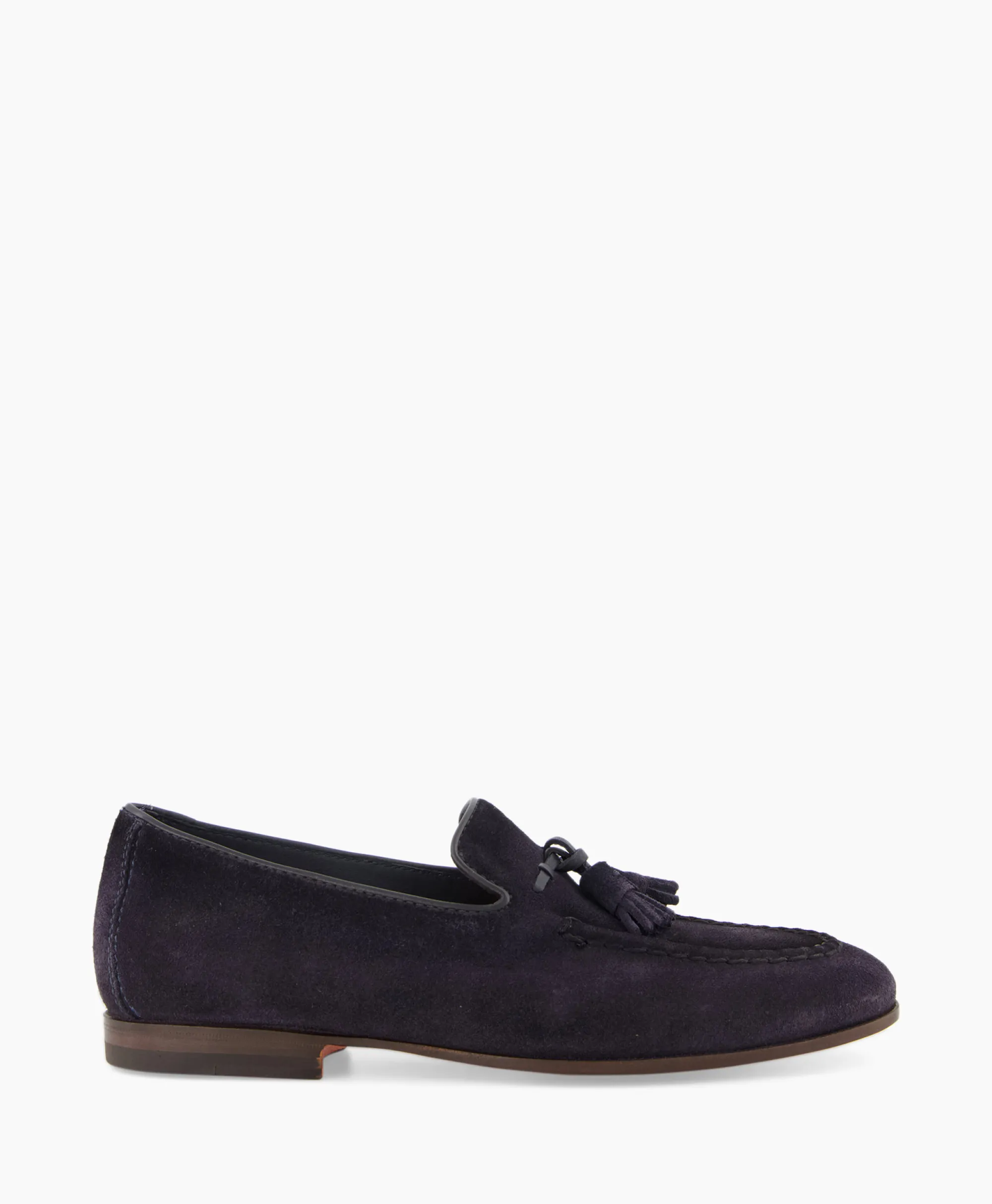 Santoni Loafer Doodling-Rvr Donker Blauw*Heren Instappers