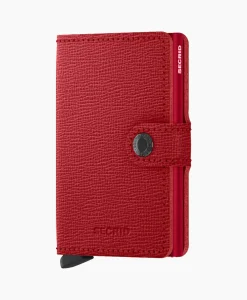 Secrid Portemonnee Miniwallet Crisple Rood*Dames Portemonnees