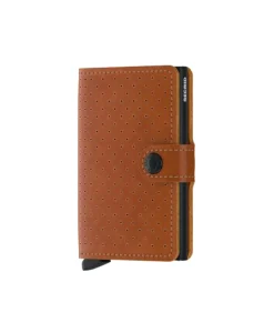 Secrid Portemonnee Miniwallet Perforated Bruin*Heren Portemonnees