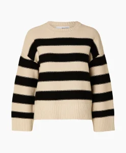 Selected Femme Pullover Jill Ls Knit O-Neck Goud*Dames Truien