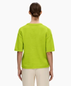 Selected Femme Pullover Maline-Liliana 2/4 Knit O-Neck N Groen*Dames Truien