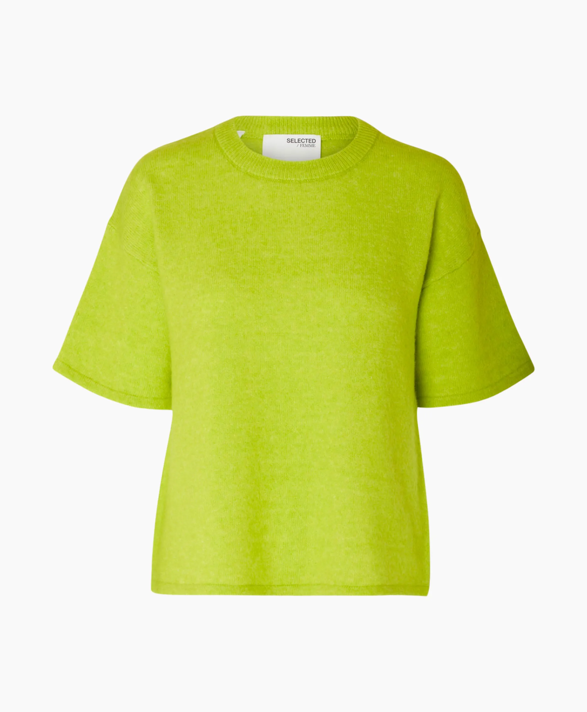 Selected Femme Pullover Maline-Liliana 2/4 Knit O-Neck N Groen*Dames Truien