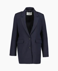 Selected Femme Jasje Rita Ls Relaxed Blazer D Sapdonker Blauw*Dames Blazers