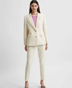 Selected Femme Jasje Rita Classic Blazer Birch B Off White*Dames Blazers