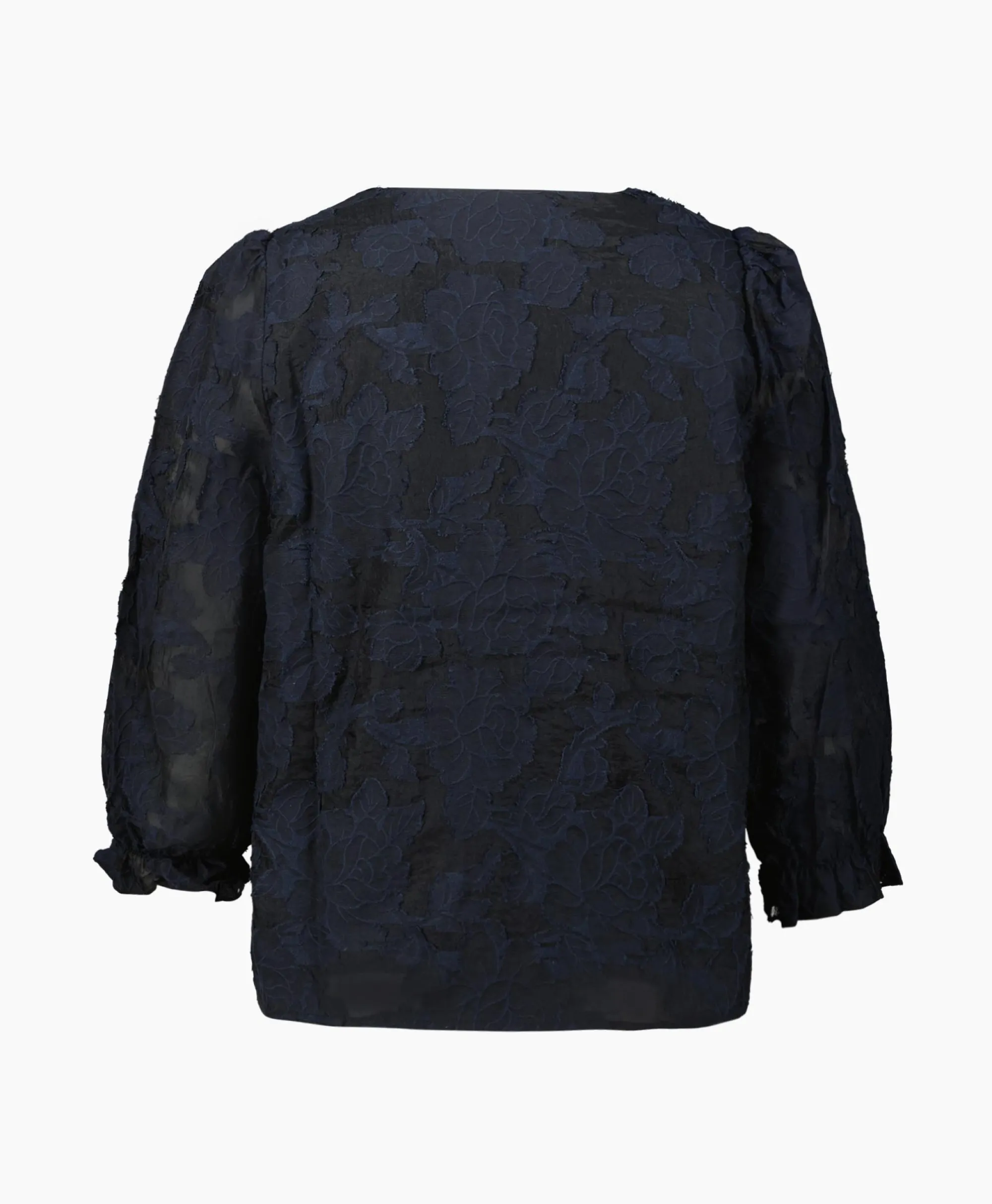 Selected Femme Top Cathi-Sadie 3/4 Ff Donker Blauw*Dames T-Shirts & Tops