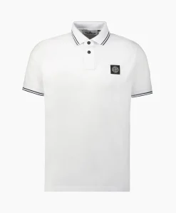 Stone Island Polo 2Sc18 Wit*Heren Polo's