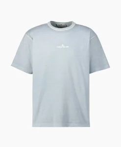 Stone Island T-Shirt 20457 Licht Blauw*Heren T-Shirts