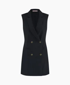 Studio Anneloes Blazer Jazzy Bonded Donker Blauw*Dames Gilets