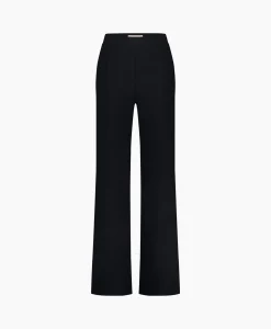 Studio Anneloes Broek Alex Bonded Mesh Trousers Zwart Dessin*Dames Broeken