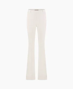 Studio Anneloes Broek Flair Long Shiny Bnd Trousers Off White*Dames Broeken