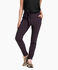 Studio Anneloes Broek Katlyn Bonded Trousers Bruin*Dames Broeken