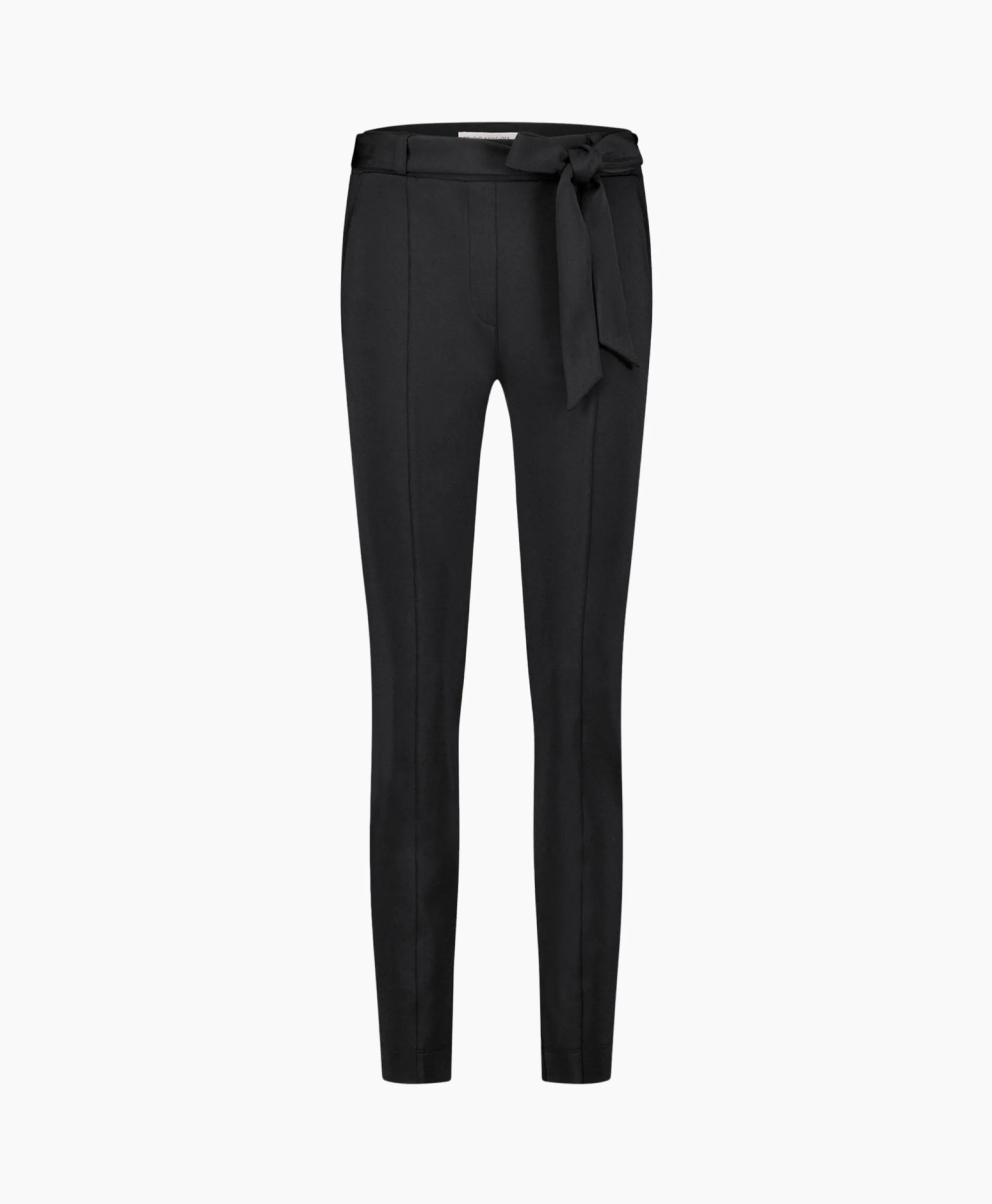 Studio Anneloes Broek Katlyn Shiny Bnd Trousers Zwart*Dames Broeken