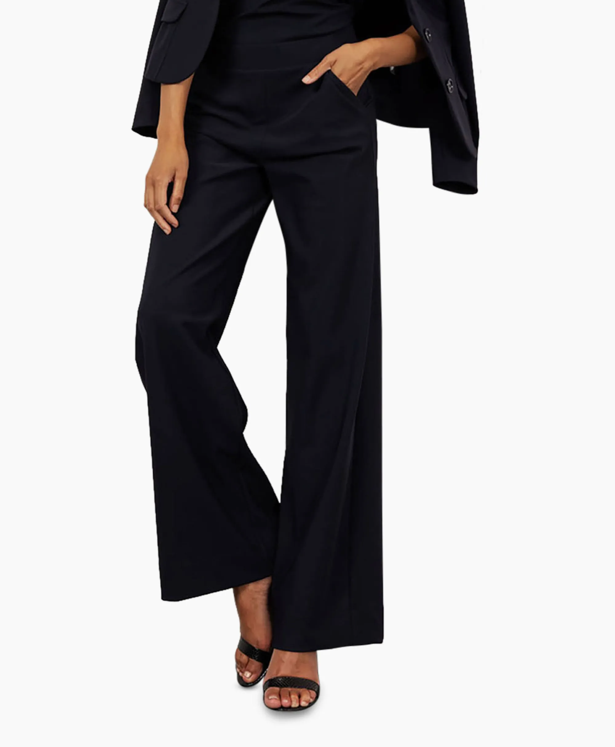 Studio Anneloes Broek Lexie Bonded Donker Blauw*Dames Broeken