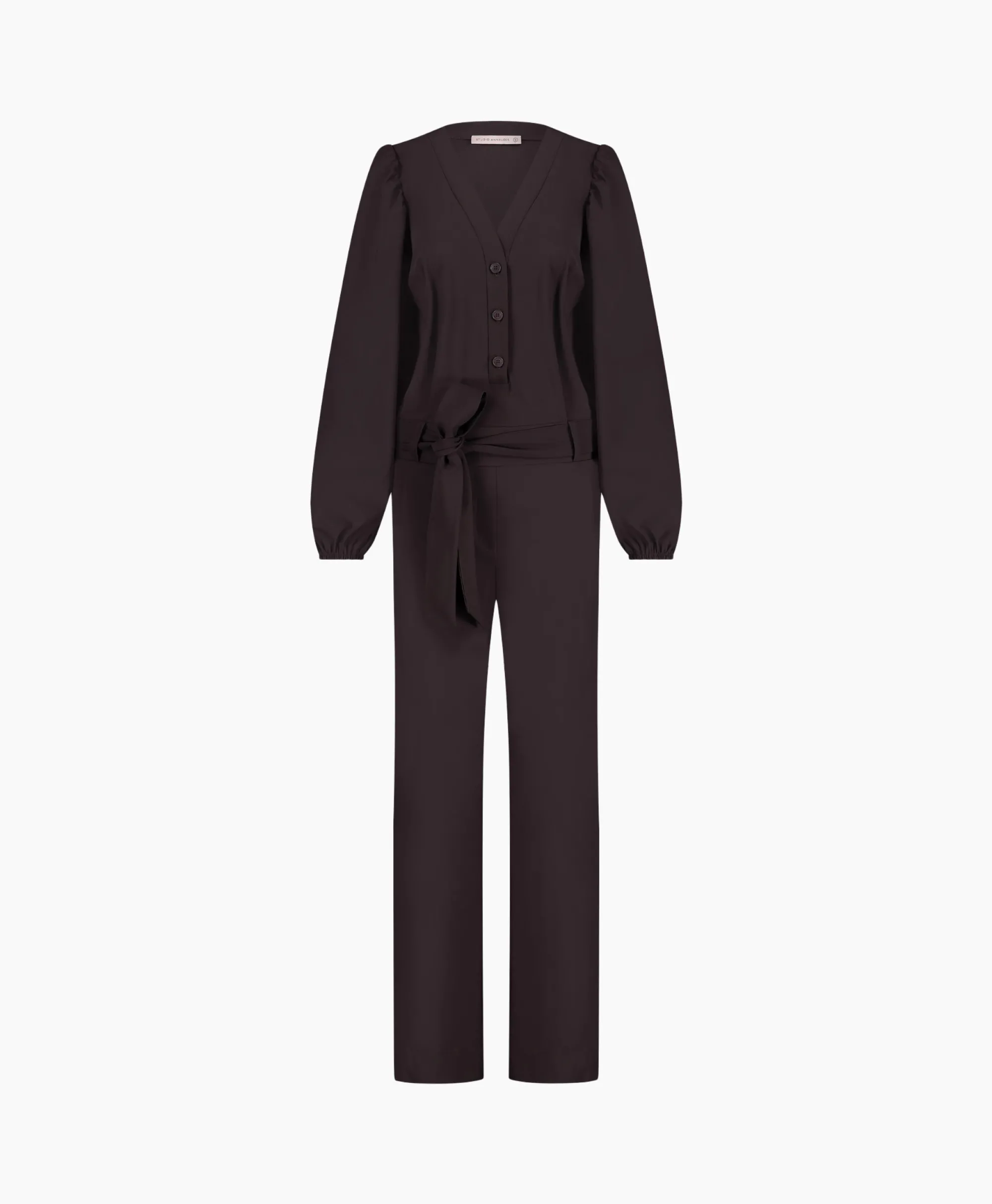 Studio Anneloes Jumpsuit Cherie Bruin*Dames Jumpsuits