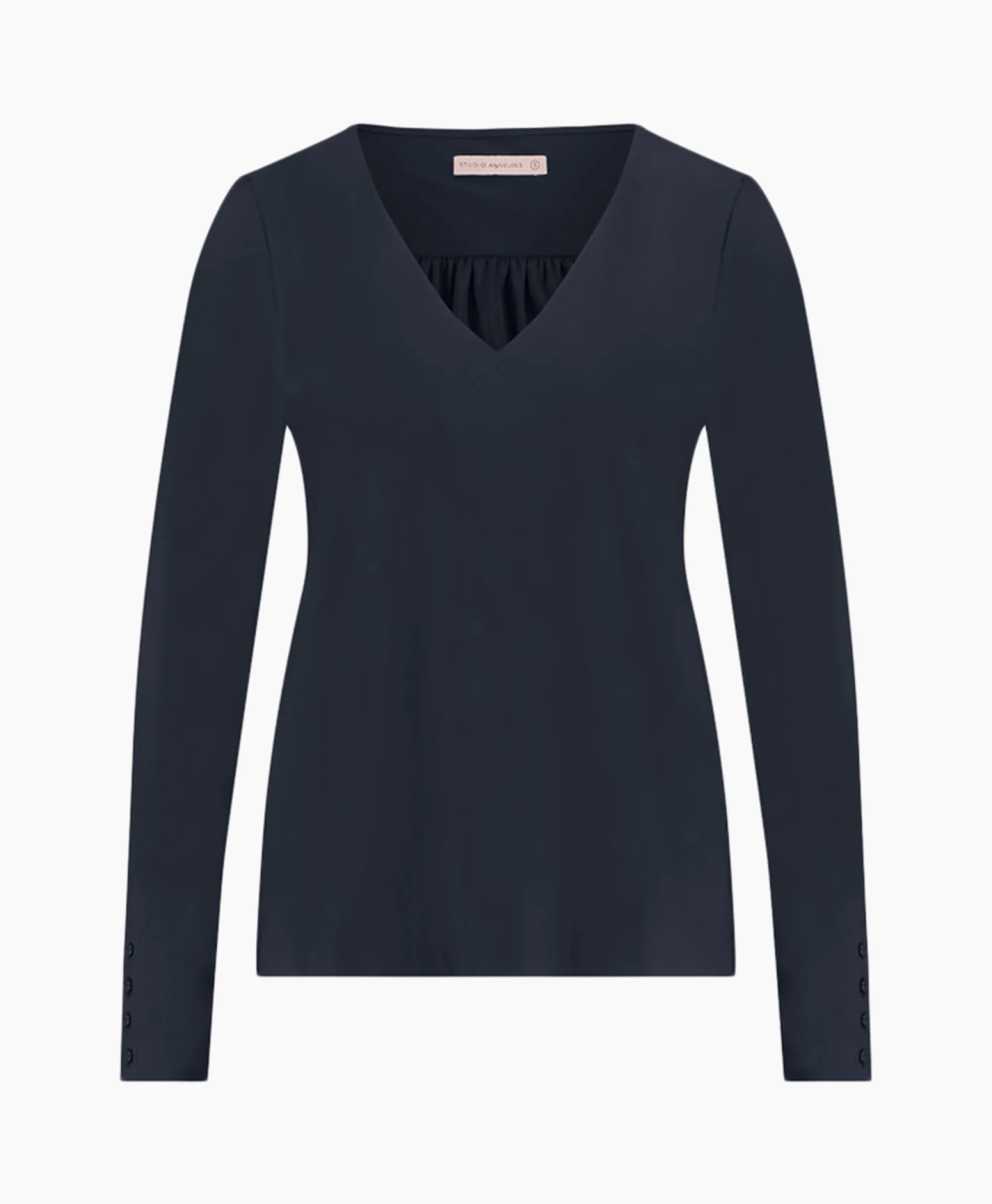 Studio Anneloes Top & T-Shirt Lesley Shirt Donker Blauw*Dames T-Shirts & Tops