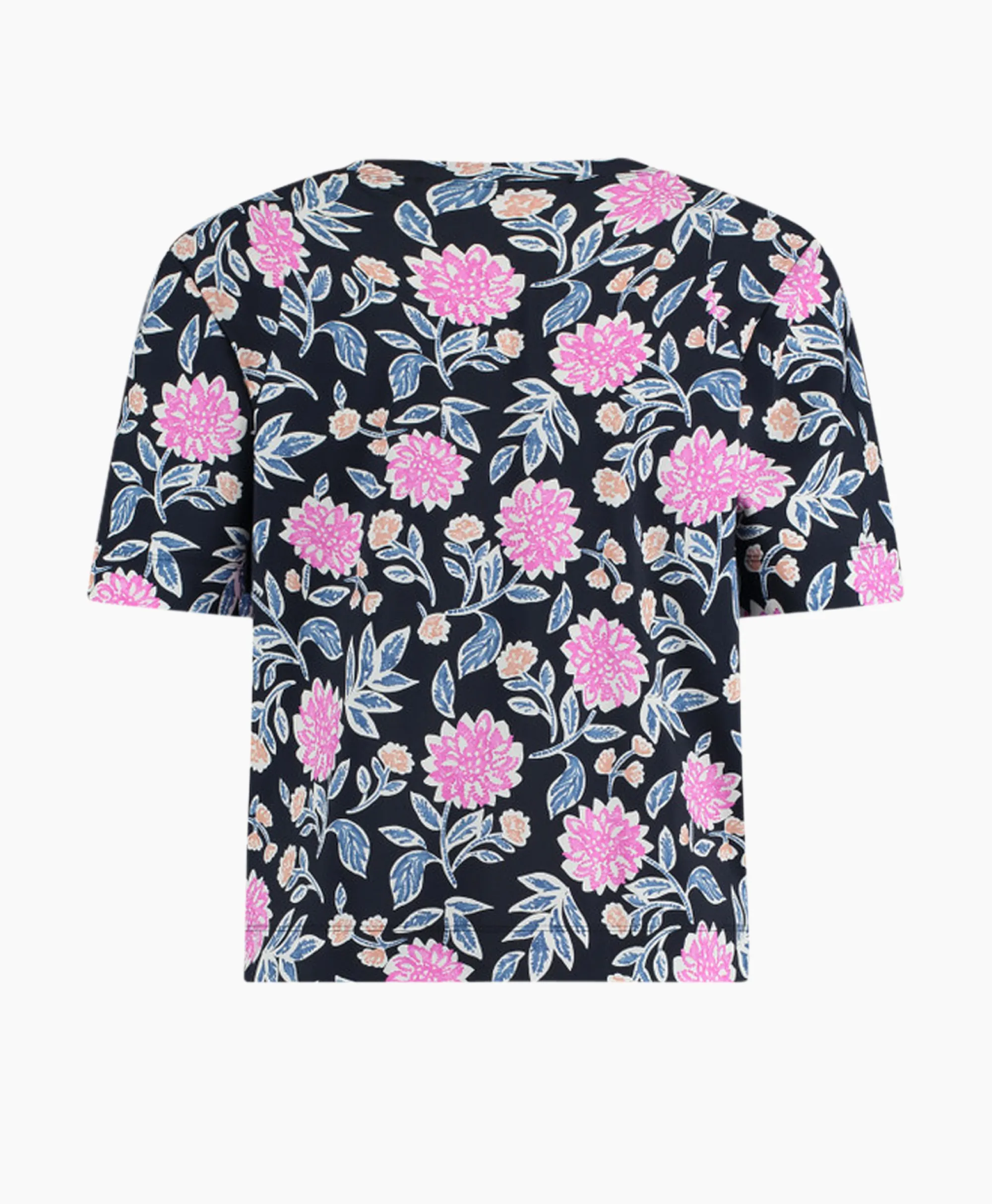 Studio Anneloes Top & T-Shirt Lott Flower Tee Roze*Dames T-Shirts & Tops